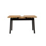 Hanah Home Oliver Open - Karina Black Mesa de Comedor Extensible